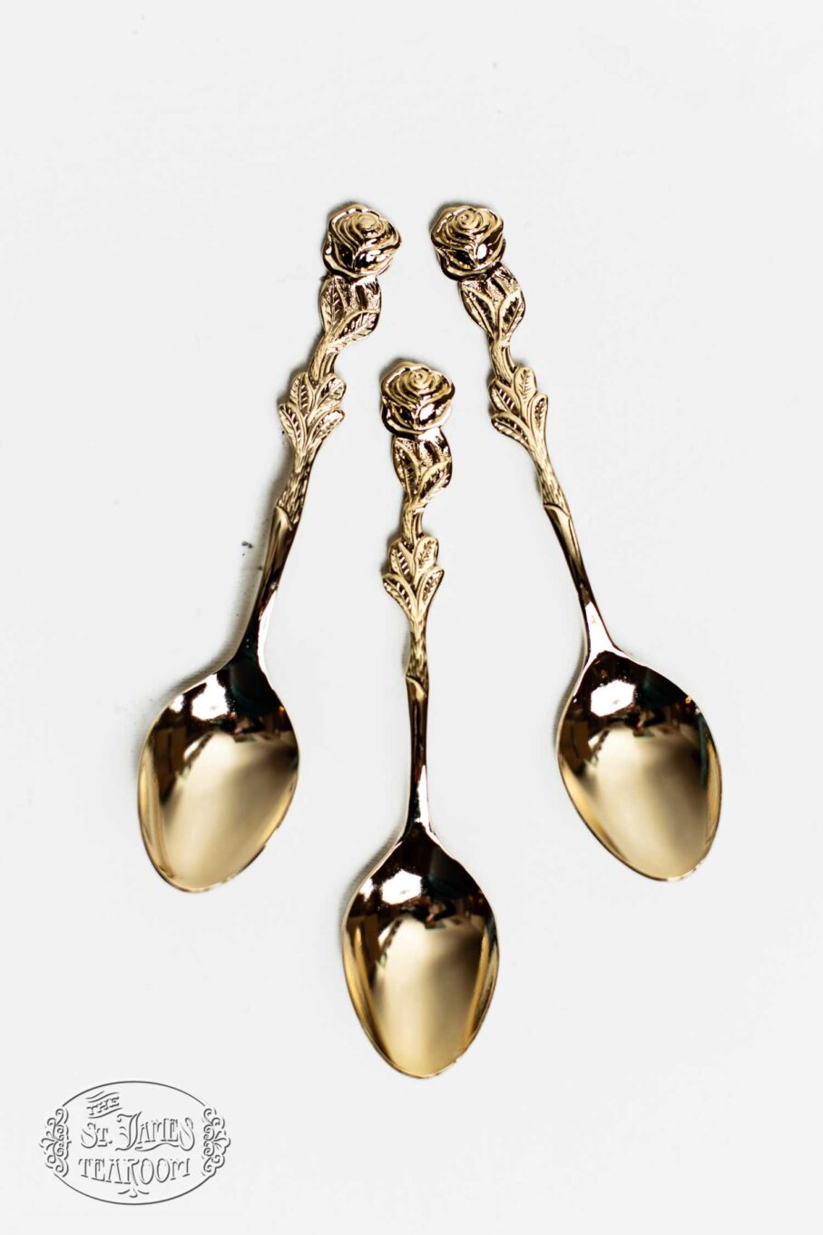 Online-Teashop-Gifts-for-tea-Lovers-Gold-rose-Delicate-Demi-Tea-Spoon-three